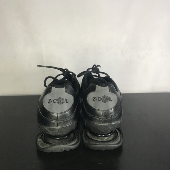 Z-COIL Back Pain Relief Coil Comfort Orthotic Spring Shoes Men’s Size 12 Black - Picture 4 of 5